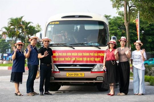 Hải Phòng tổ chức xe miễn phí đưa nhân dân tham quan Triển lãm