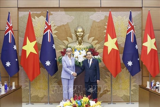 Chủ tịch Quốc hội Trần Thanh Mẫn hội kiến Toàn quyền Australia Sam Mostyn