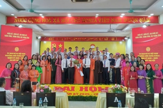 Ủy ban MTTQ phường Kiến Hưng: Tổ chức thành công Đại hội đại biểu lần thứ nhất