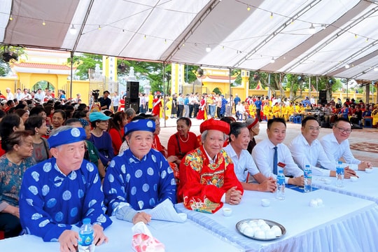 Phường Thanh Liệt kỷ niệm 1480 năm ngày hoá Đô Hồ Đại Vương Phạm Tu