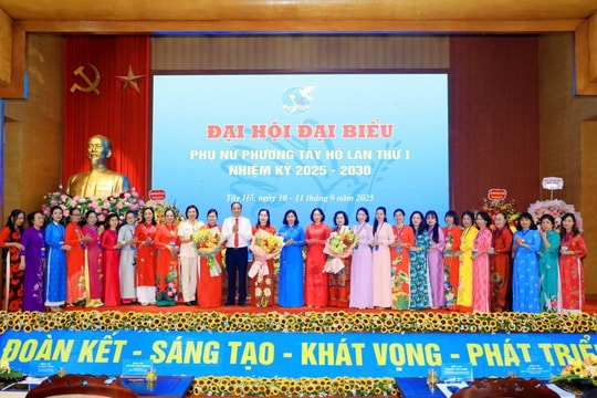 Đại hội đại biểu phụ nữ phường Tây Hồ lần thứ I: Khơi dậy khát vọng, phát huy nội lực