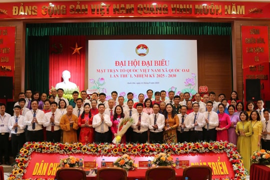 Bà Nguyễn Thị Thanh Loan tiếp tục làm Chủ tịch Ủy ban MTTQ Việt Nam xã Quốc Oai