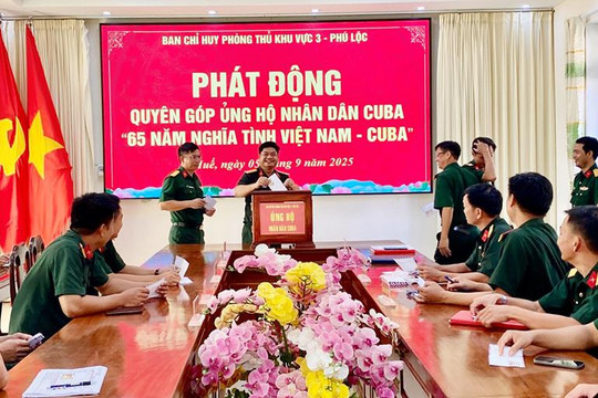 Sau 1 tháng, Chương trình “65 năm nghĩa tình Việt Nam - Cuba” huy động hơn 421 tỷ đồng