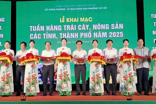 Hà Nội tạo điều kiện cho các tỉnh thành tiêu thụ nông sản Việt