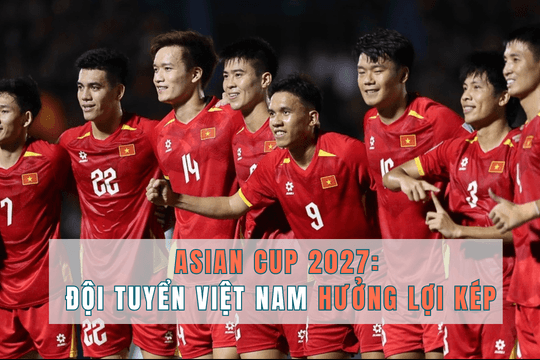 Vòng loại Asian Cup 2027: Đội tuyển Việt Nam hưởng lợi kép