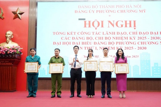 Phường Chương Mỹ quyết tâm hiện thực hóa Nghị quyết Đại hội