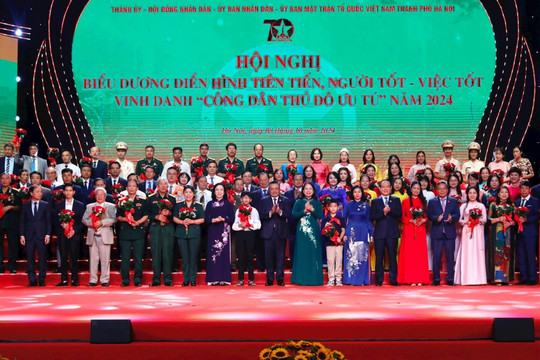Hà Nội tặng danh hiệu “Người tốt, việc tốt” cho 10 cá nhân