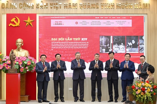 Tổng Bí thư Tô Lâm dự Lễ khai trương Trang thông tin điện tử "Đảng Cộng sản Việt Nam - Đại hội XIV"