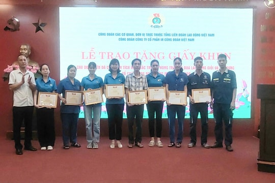 Thi đua, khen thưởng tạo động lực mạnh mẽ tại Công ty In Công đoàn Việt Nam