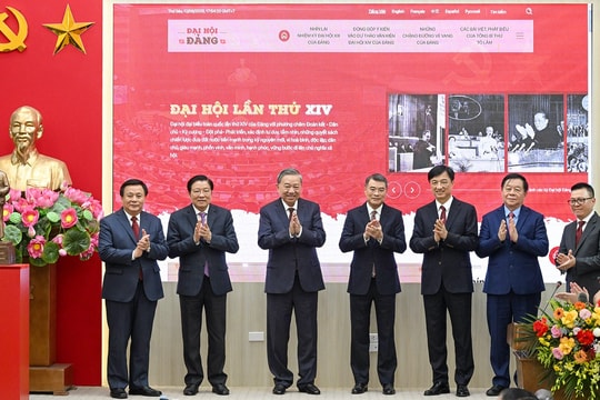 Tổng Bí thư Tô Lâm dự Lễ ra mắt Trang thông tin điện tử “Đảng Cộng sản Việt Nam - Đại hội XIV”