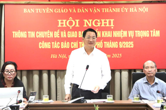 Báo chí Thủ đô tập trung tuyên truyền toàn diện Đại hội XVIII Đảng bộ Thành phố