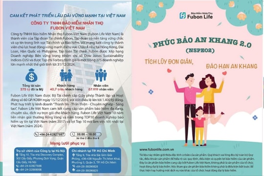 Giải pháp bảo hiểm đóng phí một lần - tích lũy sinh lời - an tâm trước rủi ro