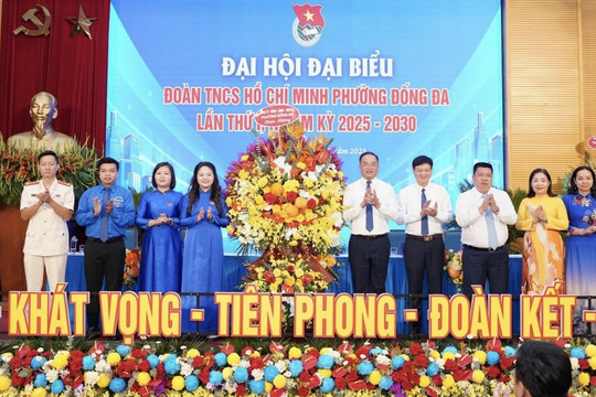 Đại hội Đoàn phường Đống Đa: Ngày hội của những người trẻ, giỏi