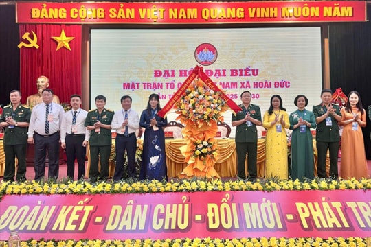 Đại hội đại biểu Mặt trận Tổ quốc xã Hoài Đức lần thứ I thành công tốt đẹp