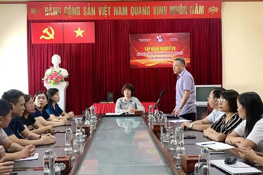 Hưng Yên: tập huấn nghiệp vụ báo chí tuyên truyền đại hội đảng bộ các cấp và Đại hội XIV của Đảng