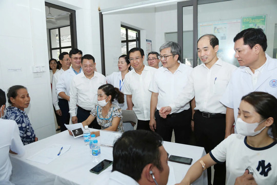 Xã Tiến Thắng: Khám, quản lý sức khỏe miễn phí cho hơn 60.000 người dân