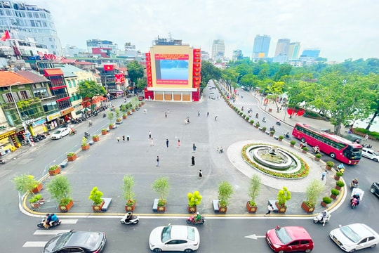Diện mạo mới của Quảng trường Đông Kinh Nghĩa Thục