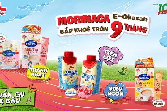 Cải tiến mới tiện lợi, siêu ngon, chuẩn gu mẹ bầu từ Morinaga E-Okasan