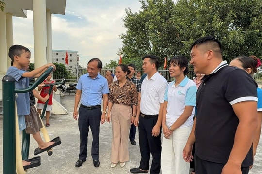 Sân chơi thể thao cộng đồng xã Vân Đình: Điểm hẹn gắn kết tình làng, nghĩa xóm