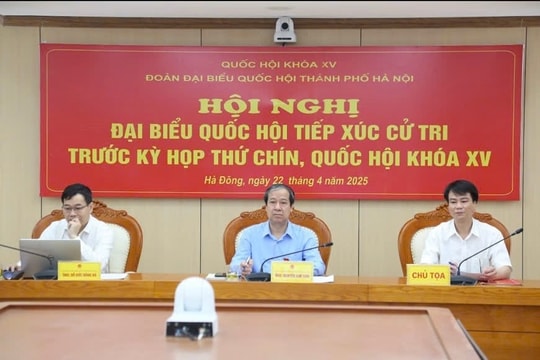 Lịch tiếp xúc cử tri trước kỳ họp thứ mười, Quốc hội khóa XV