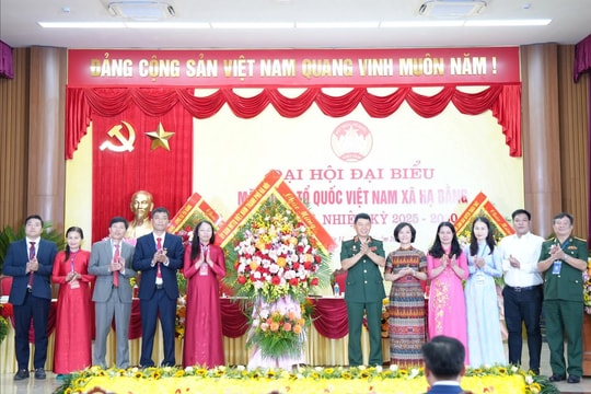 158 đại biểu dự Đại hội Mặt trận Tổ quốc xã Hạ Bằng lần thứ I