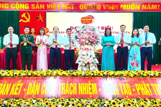 Đại hội đại biểu Ủy ban MTTQ Việt Nam phường Tùng Thiện lần thứ I, nhiệm kỳ 2025 - 2030: Khẳng định vai trò trung tâm khối đại đoàn kết toàn dân