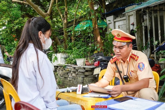 Tăng cường phối hợp xử lý, giáo dục cho học sinh ý thức tham gia giao thông