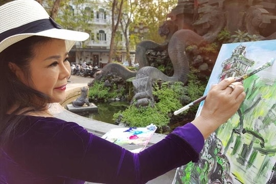 “Spring Roses under the Sun” – bản giao hưởng hoa bừng sáng qua nét cọ Văn Dương Thành