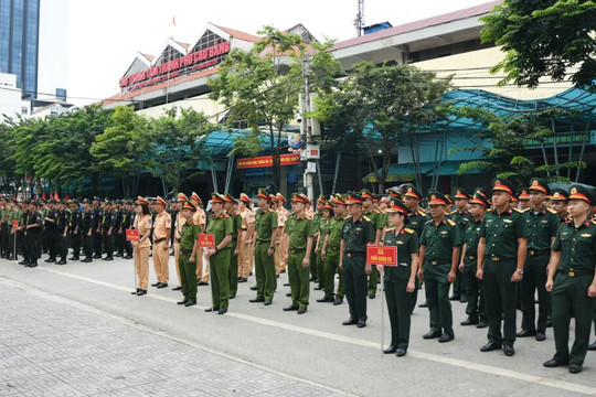 Lễ ra quân bảo vệ an ninh, an toàn Đại hội đại biểu Đảng bộ tỉnh Cao Bằng lần thứ XX
