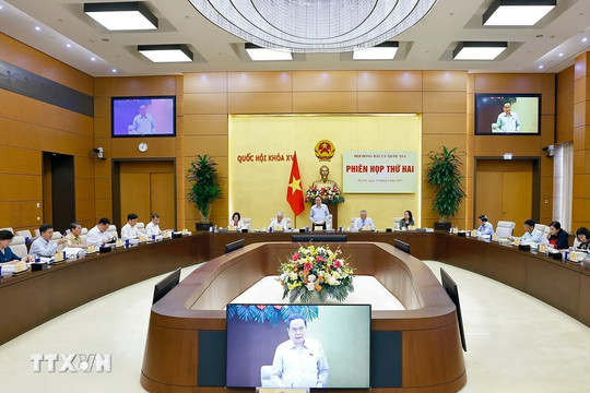 Chủ tịch Quốc hội chủ trì Phiên họp thứ hai Hội đồng Bầu cử quốc gia