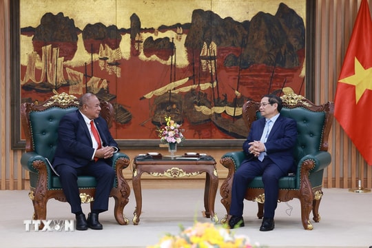 Thủ tướng Phạm Minh Chính tiếp Bộ trưởng Ngoại giao và Hợp tác Timor-Leste