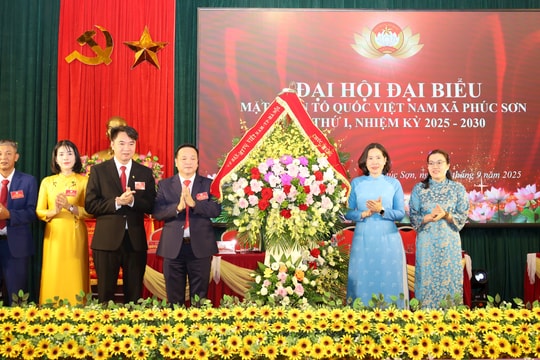 Đồng chí Lê Thành Đoàn giữ chức Chủ tịch Ủy ban MTTQ Việt Nam xã Phúc Sơn