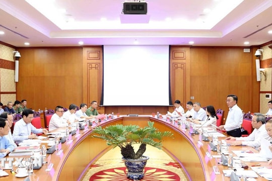 Bảo đảm hậu cần chu đáo, an ninh, an toàn tuyệt đối cho đại biểu dự Đại hội XIV của Đảng