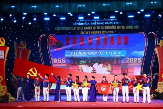 Quảng Ngãi: Trao giải cuộc thi video clip tuyên truyền về Đại hội Đảng