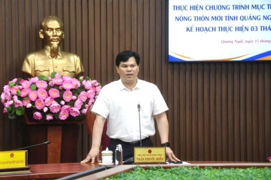 Quảng Ngãi phấn đấu 65% số xã đạt chuẩn Nông thôn mới