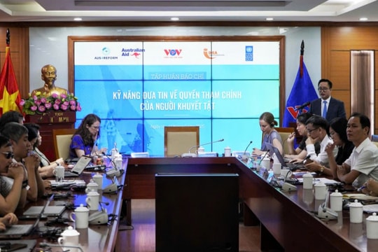 Thúc đẩy thông tin về quyền tham chính cho người khuyết tật