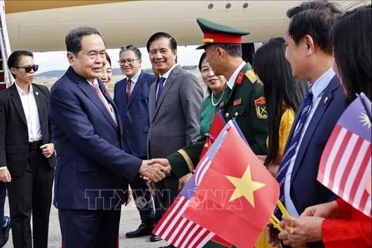 Chủ tịch Quốc hội Trần Thanh Mẫn bắt đầu tham dự Đại hội đồng AIPA-46 và thăm chính thức Malaysia