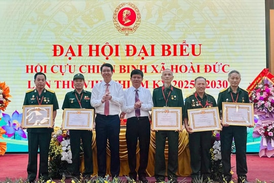 Đại hội Hội Cựu chiến binh xã Hoài Đức nhiệm kỳ 2025-2030