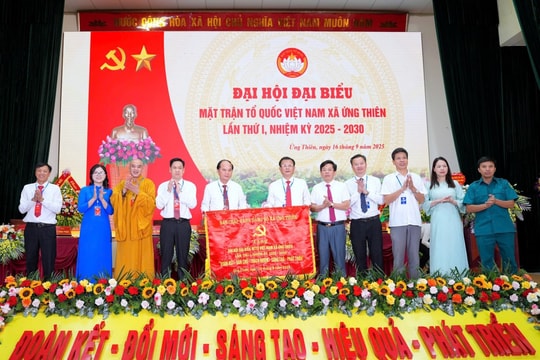 Xã Ứng Thiên phát huy sức mạnh đại đoàn kết xây dựng nông thôn mới
