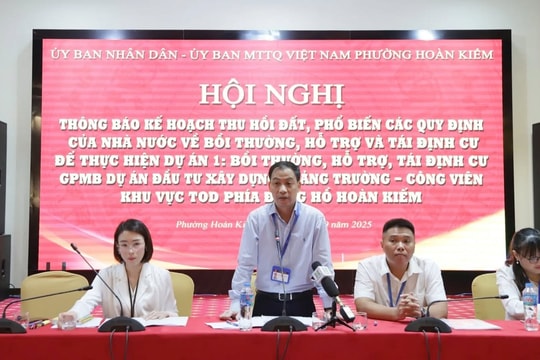 Công bố kế hoạch thu hồi đất làm quảng trường phía Đông hồ Hoàn Kiếm