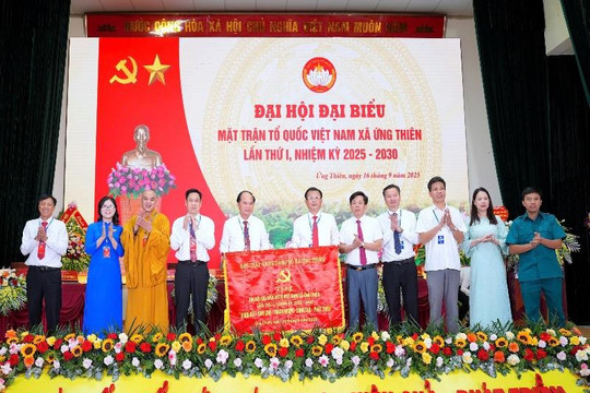 Phát huy sức mạnh khối đại đoàn kết, lan tỏa khát vọng, xây dựng xã Ứng Thiên giàu đẹp, văn minh, nghĩa tình 