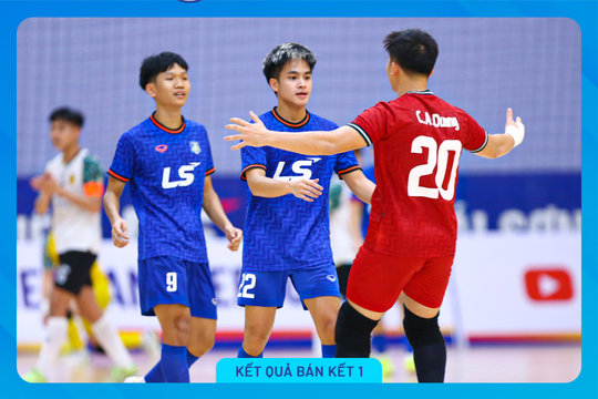 Thái Sơn Bắc đối đầu Thái Sơn Nam tại chung kết Giải futsal vô địch U20 quốc gia