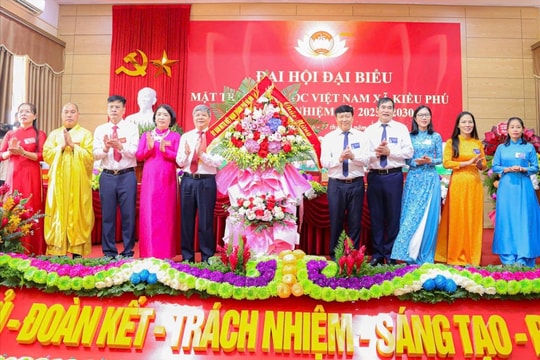 Đồng chí Nguyễn Thị Thu Trang giữ chức Chủ tịch Ủy ban Mặt trận Tổ quốc xã Kiều Phú nhiệm kỳ 2025-2030