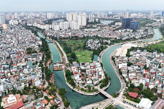 Hà Nội Tập trung đảm bảo mỹ quan đô thị hai bên sông Tô Lịch