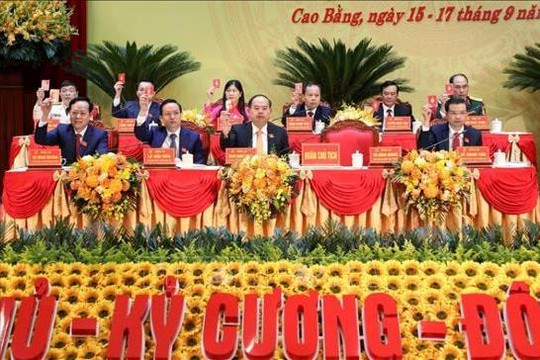 Đồng chí Quản Minh Cường giữ chức Bí thư Tỉnh ủy Cao Bằng nhiệm kỳ 2025-2030
