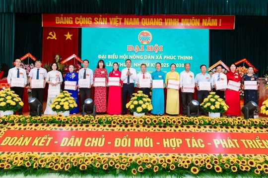 150 đại biểu dự Đại hội Hội Nông dân xã Phúc Thịnh lần thứ I