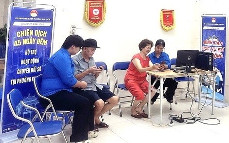 Phường Kim Liên triển khai hiệu quả phong trào “Bình dân học vụ số”