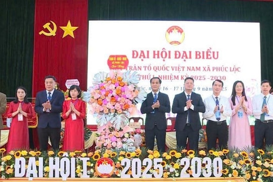 Tổ chức thành công Đại hội Mặt trận Tổ quốc Việt Nam xã Phúc Lộc lần thứ I
