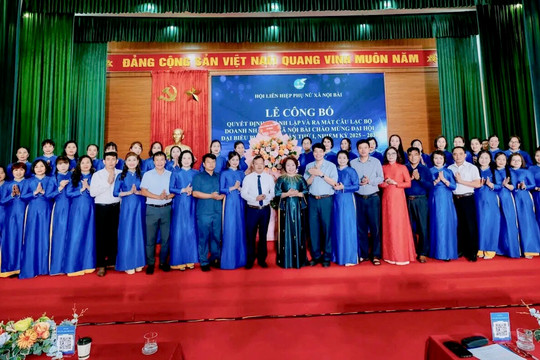 Thành lập Câu lạc bộ Doanh nhân nữ xã Nội Bài