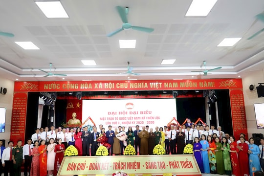 168 đại biểu dự Đại hội Mặt trận Tổ quốc Việt Nam xã Thiên Lộc lần thứ I